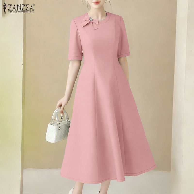 Robe Silk Women - Elegant Satin Silk Fit and Flare