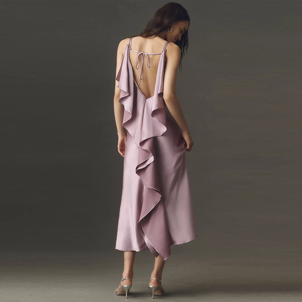Slip Dress Satin - Evening Dresses Cowl-Neck Slip Maxi Gown