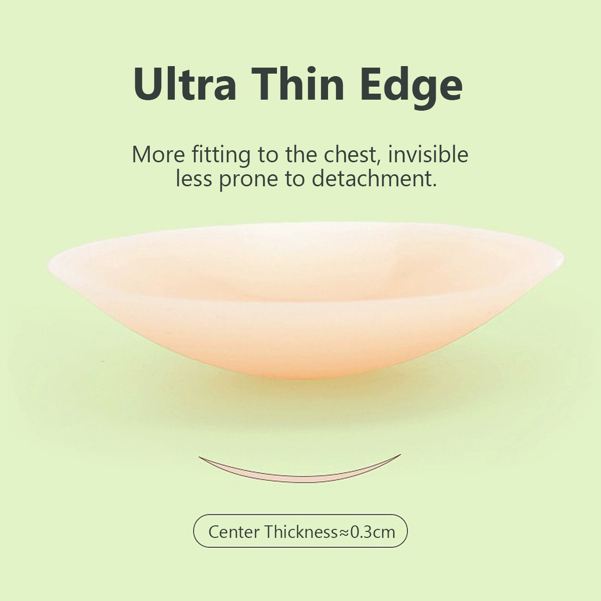 Nipple Cover Pasties - 3 Pairs Washable Reusable 10cm No