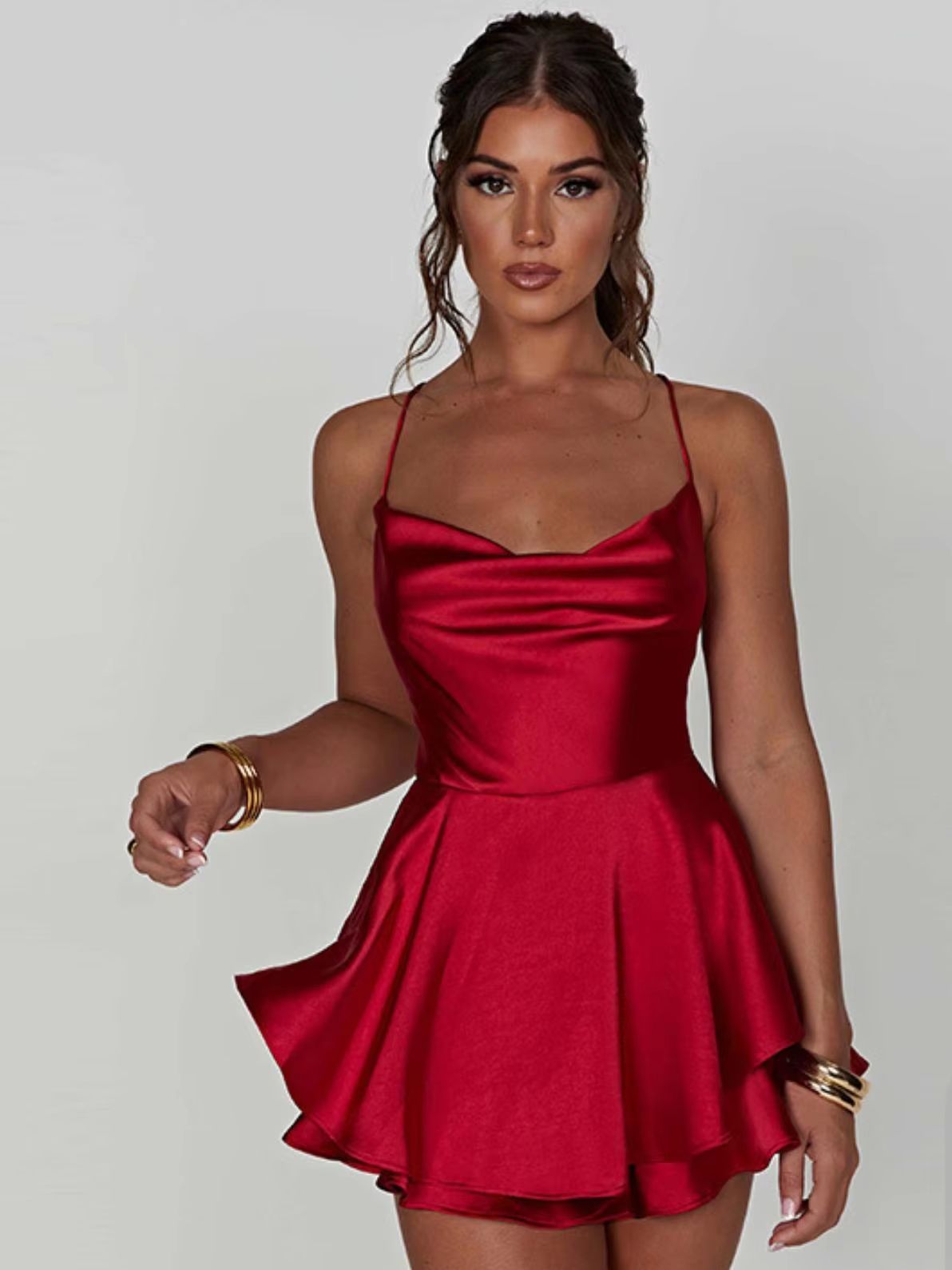 Slip Dress Satin - 2026 SUMMER NEW WOMEN'S EUROPEAN AND