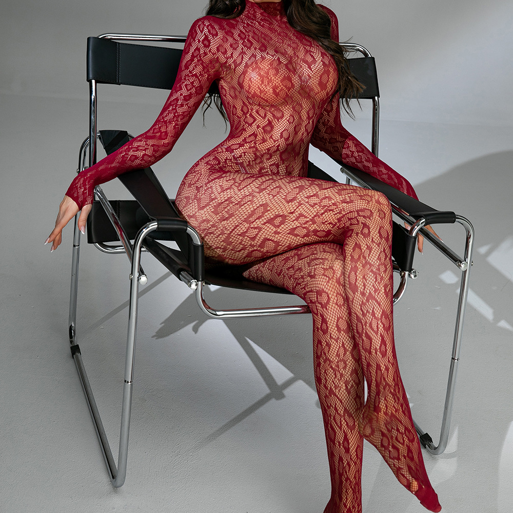 Bodystocking Fishnet - Crotchless See-Through Women Sex Underwear Porn