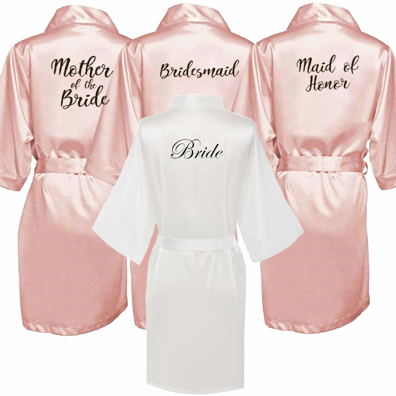 new bride bridesmaid robe with - Robe Silk Women review and price