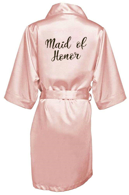 new bride bridesmaid robe with - Robe Silk Women review and price