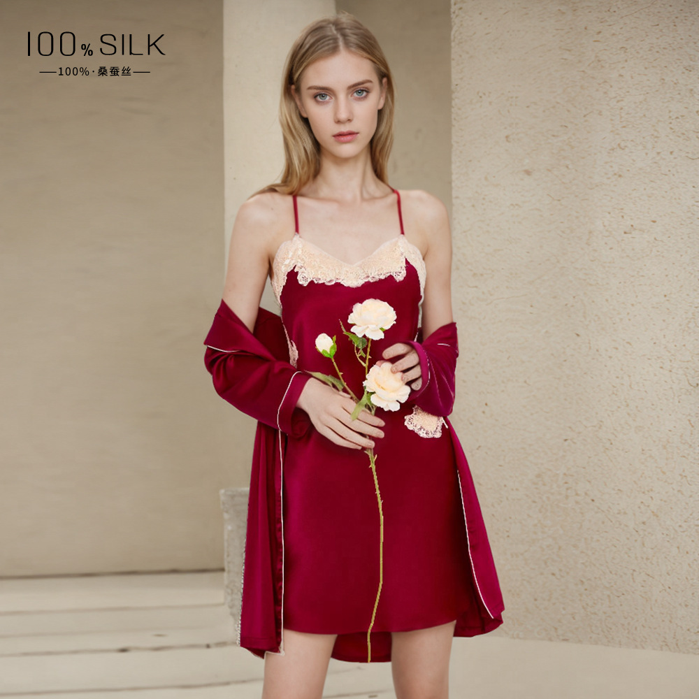 19mm Silk Robe and Nightgown 1 - Robe Silk Women review and price