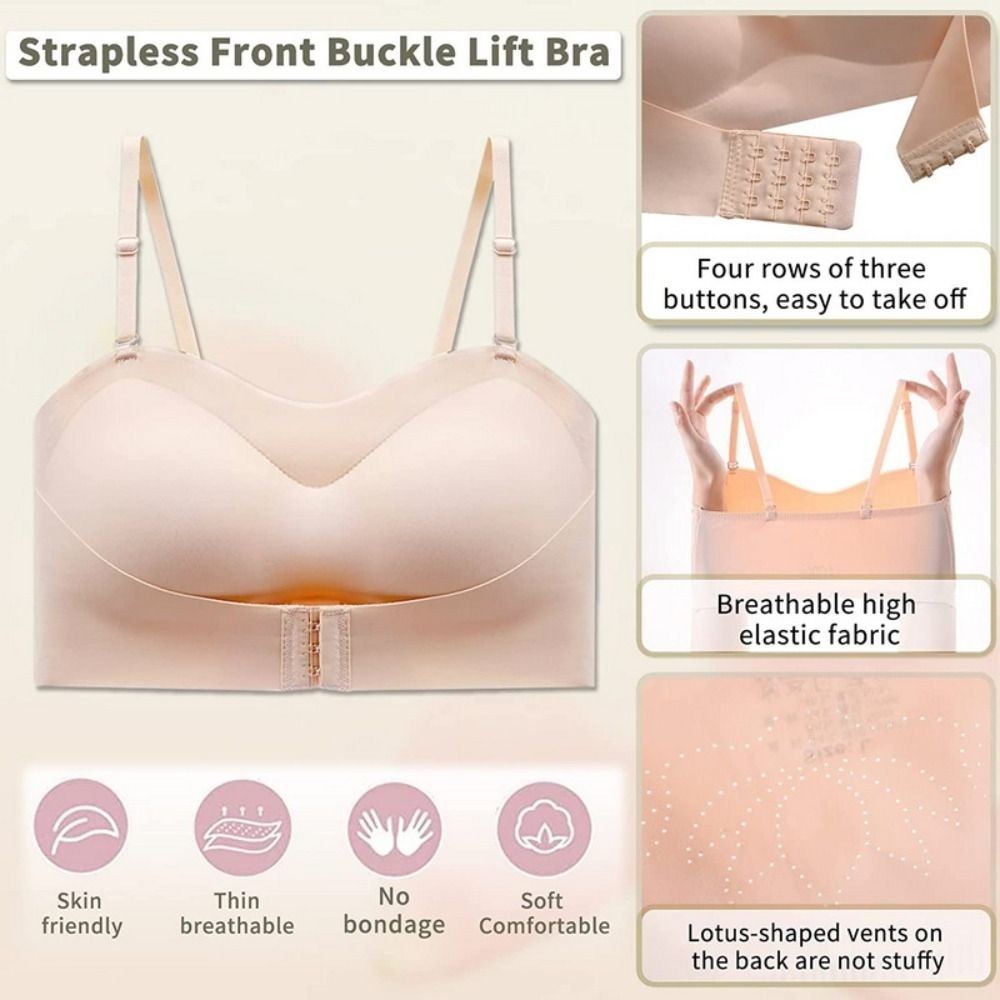 Soft Push Up Strapless Invisib - Bralette Wireless Soft review and price