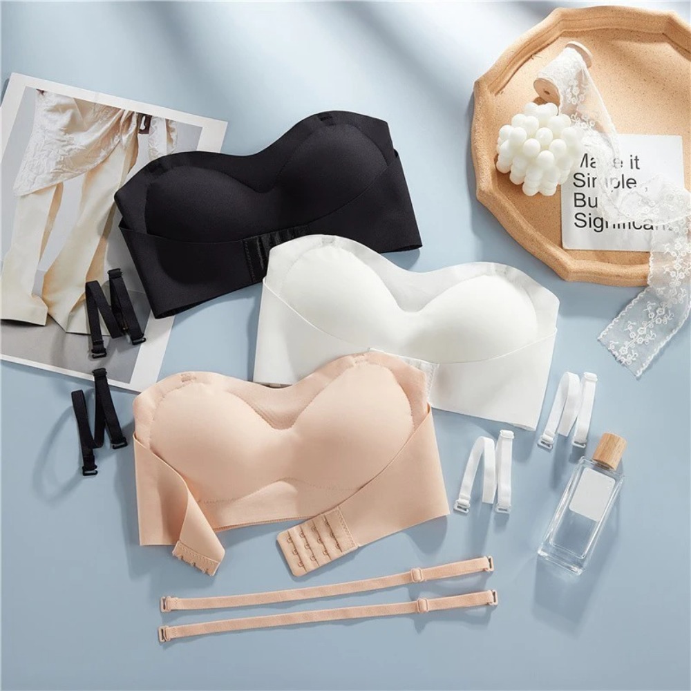 Soft Push Up Strapless Invisib - Bralette Wireless Soft review and price