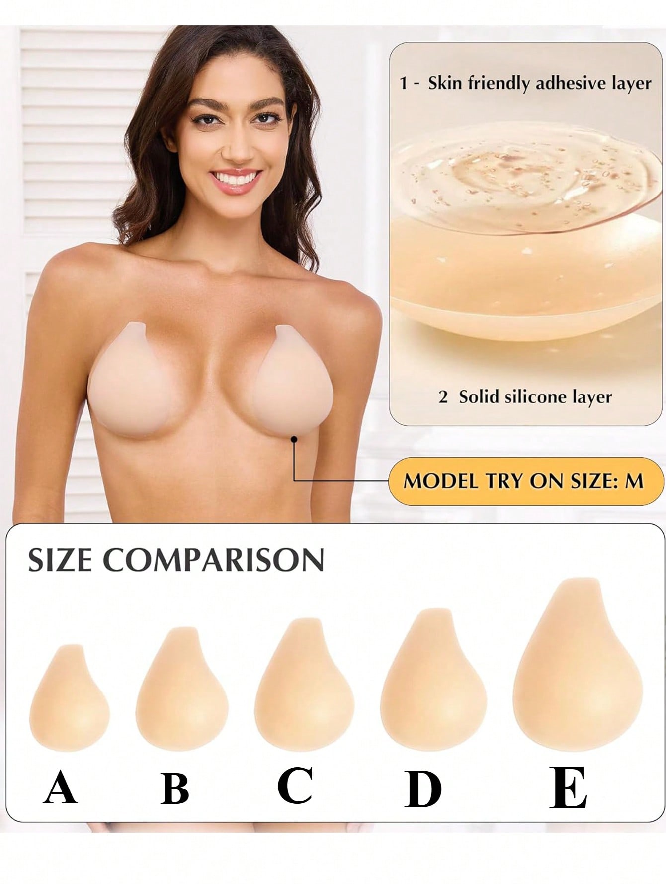 1 Pair Added Lift Nipple Cover - Nipple Cover Pasties review and price