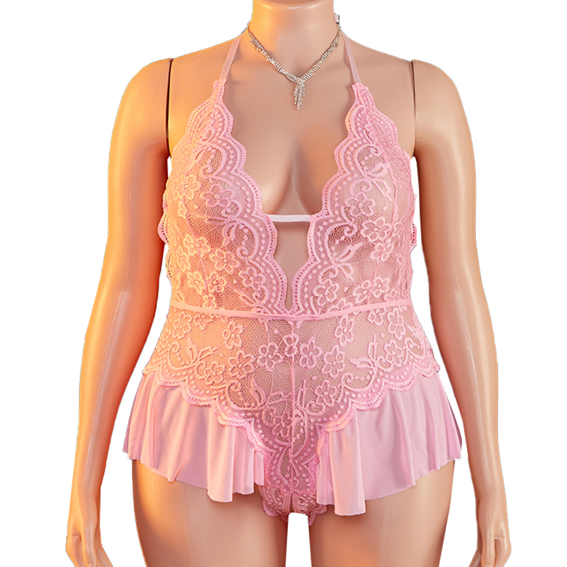 Plus Size 1XL-4XL Teddy perspe - Lace Teddy Lingerie review and price