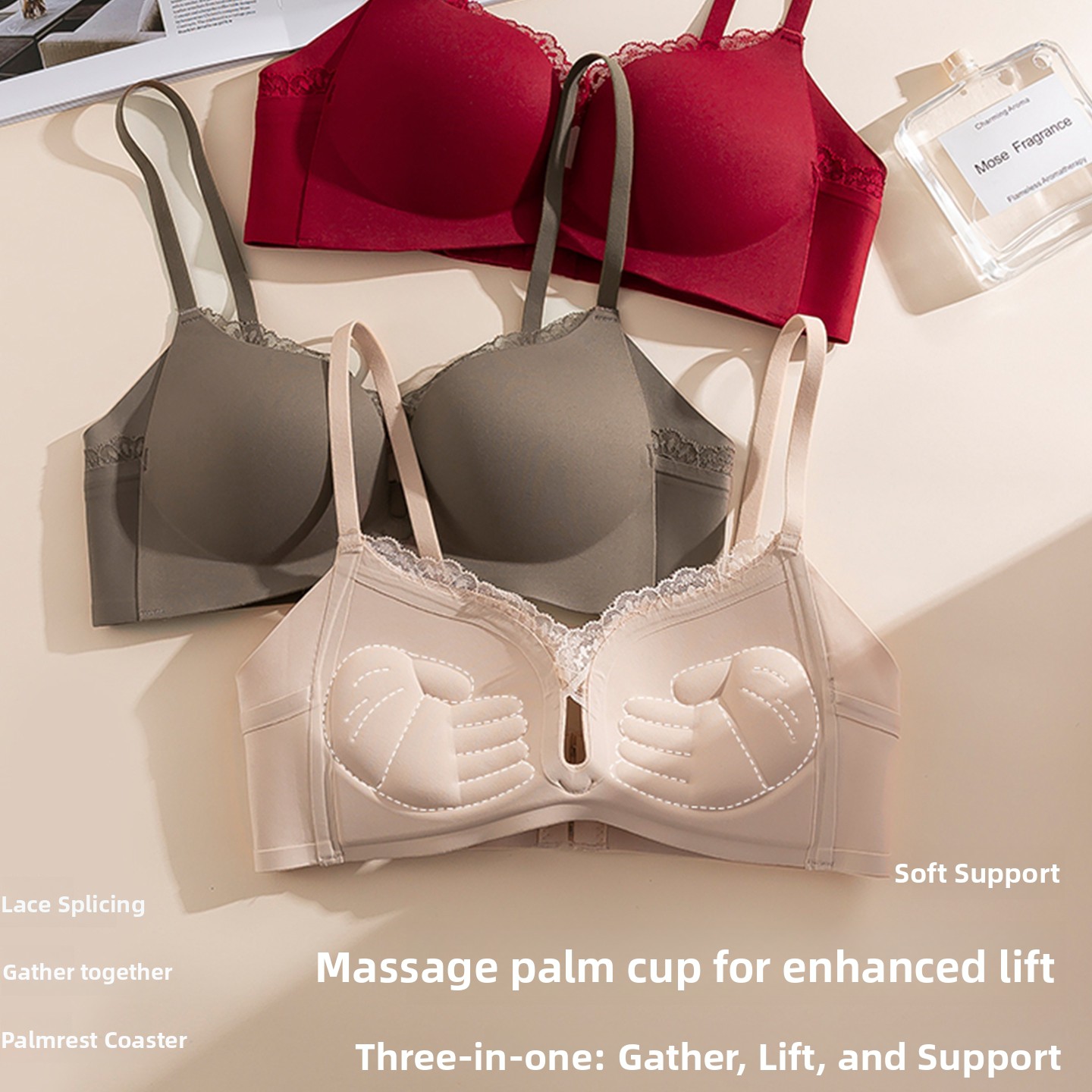 Pure KUCLUT Lace Palm Cup Smal - Seamless Underwear Women review and price