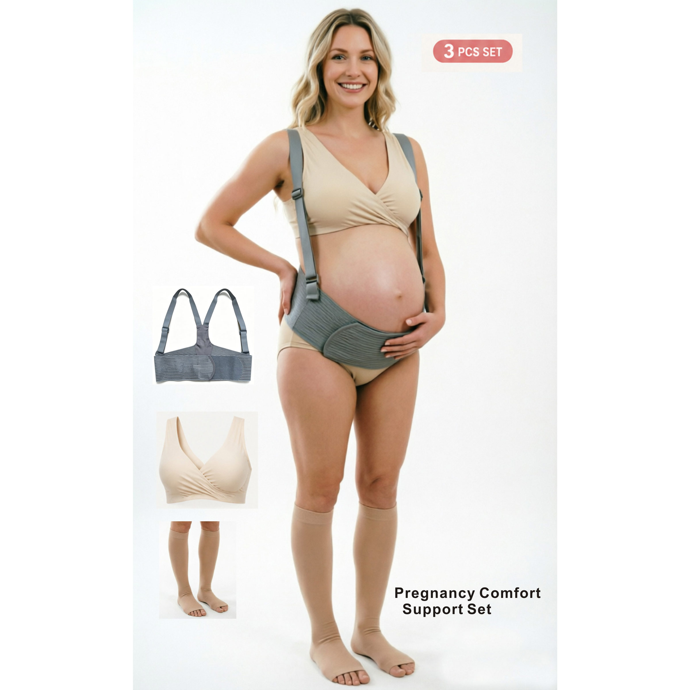 3 Pcs Maternity Essential Set: - Nursing Bra Sleep review and price