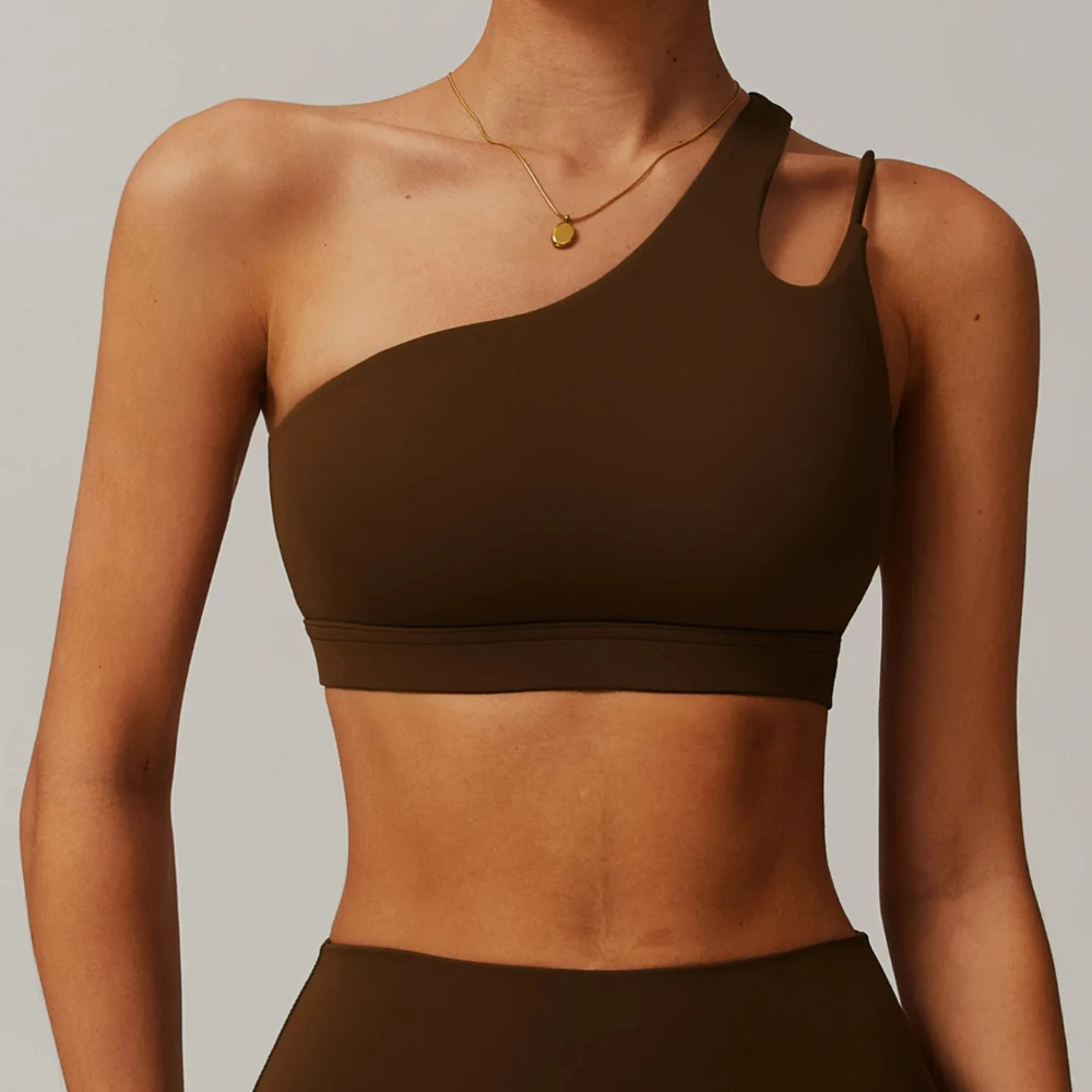 Sexy One Shoulder Sports Bra W - Sports Bra High Impact review and price