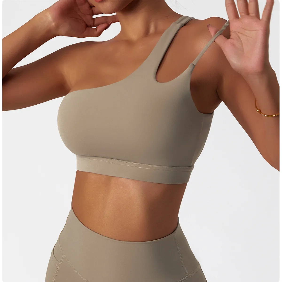Sexy One Shoulder Sports Bra W - Sports Bra High Impact review and price