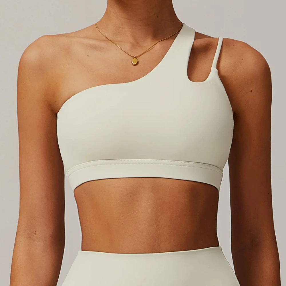 Sexy One Shoulder Sports Bra W - Sports Bra High Impact review and price