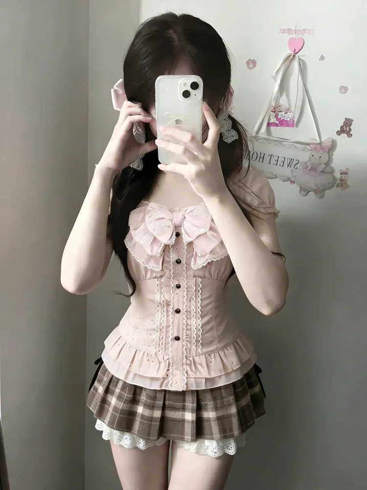 Japanese Sweet Three Piece Set - Cami Top Lace review and price
